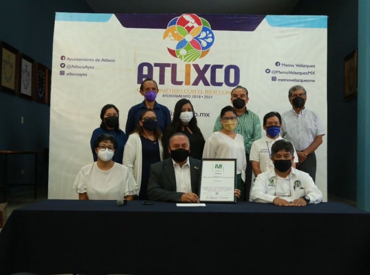 Atlixco, único municipio en el país que obtiene el Distintivo M